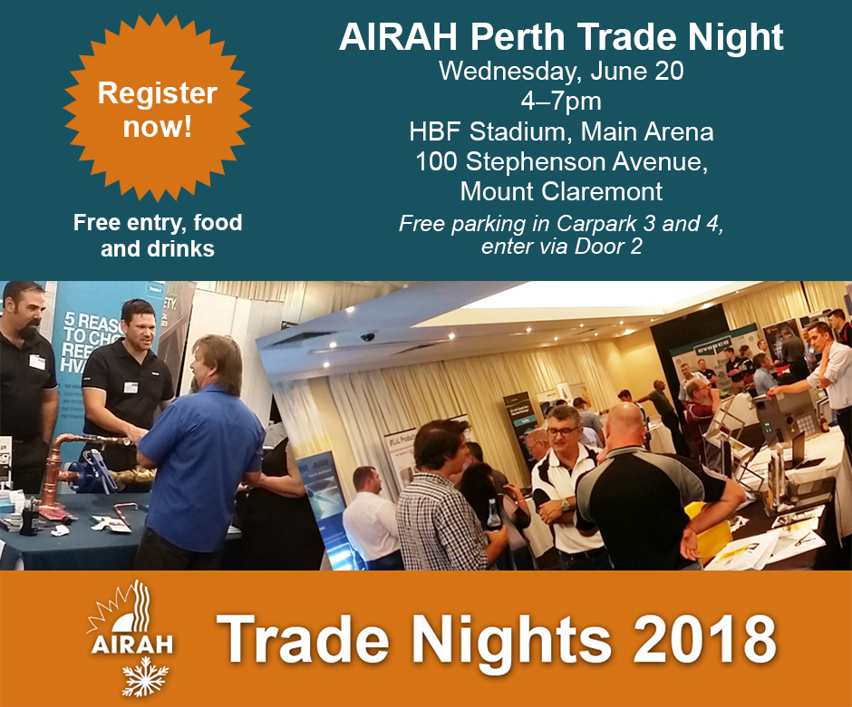 Register to uncover New Building Technologies at the AIRAH Perth Trade Night