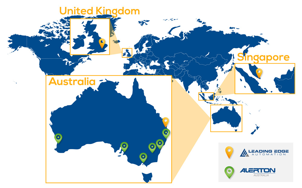 Alerton Australia Leading Edge Automation Office Locations